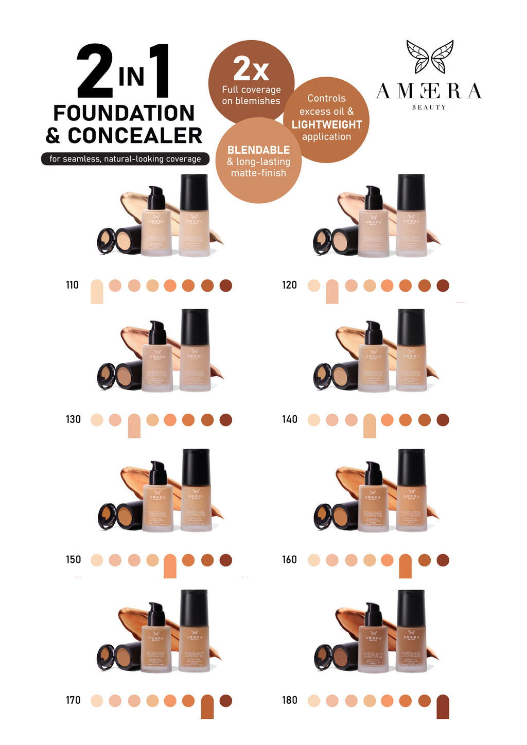 Stay Matte Oil Control 2 in 1 Foundation & Concealer